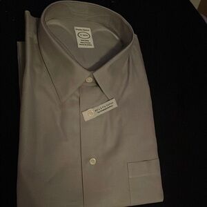 Nordstrom Gray Dress Shirt with Point Collar